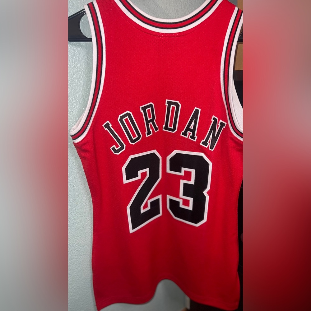 Red, Authentic, Mitchell And Ness, Michael Jordan… - image 4